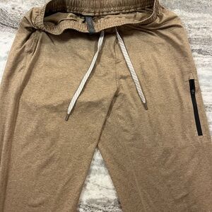 Vuori Men’s Size Small Joggers (one grey, one khaki)